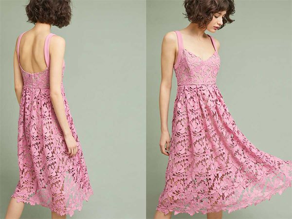 Anthropologie Rosamund Lace Dress