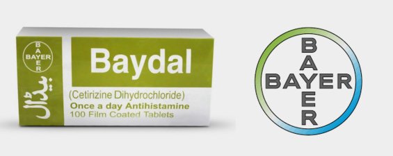 Baydal (Cetirizine) Tablets and Syrup