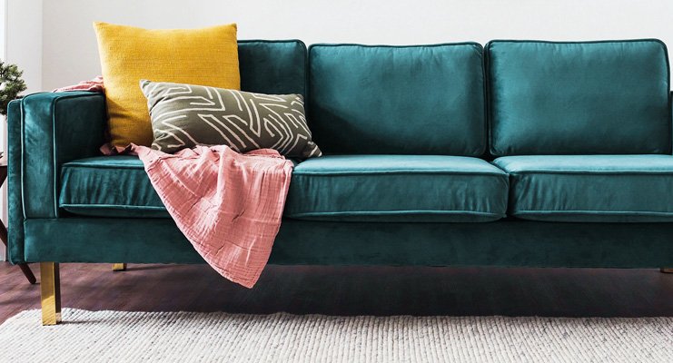 Best Deals on Velvet Sofas Online in The United States