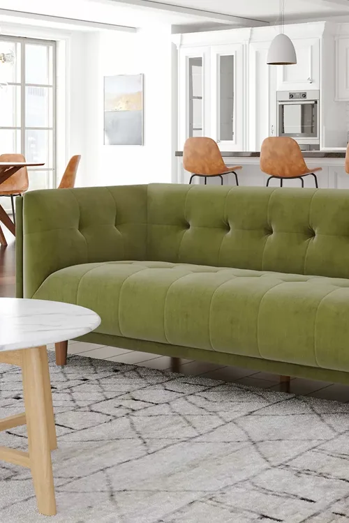 Best Sofas for Your Living Room in Olive Green Color