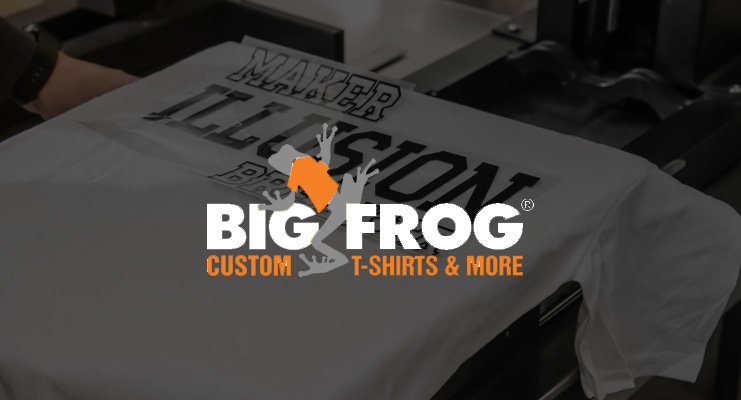 BIG Frog Custom Printed T-Shirts and Apparel