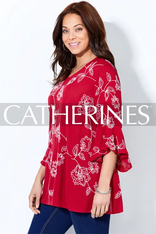 Women's Plus Size Clothing Brands and Stores Like Catherines