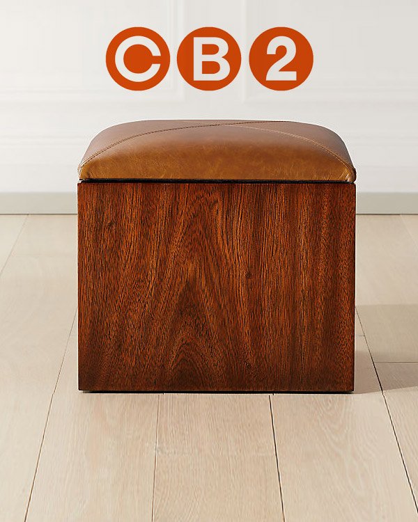 CB2 Accent Ottomans and Poufs