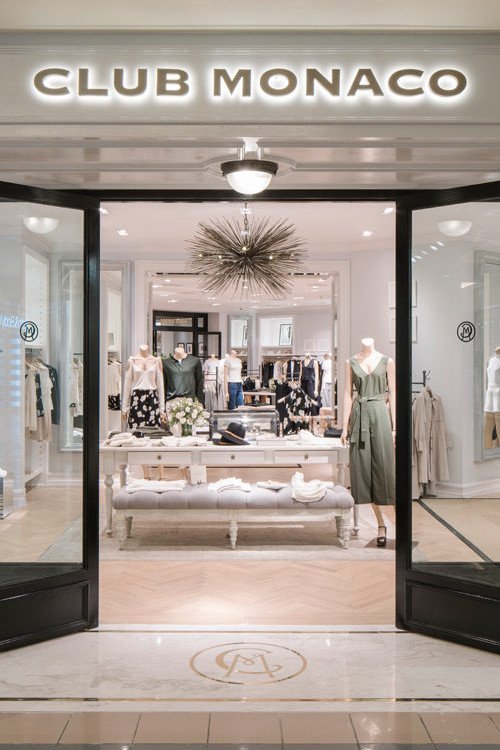 Designer Clothing Stores Like Club Monaco