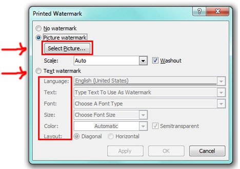 Custom Watermarks in MS Word (Personalized Text and Images)