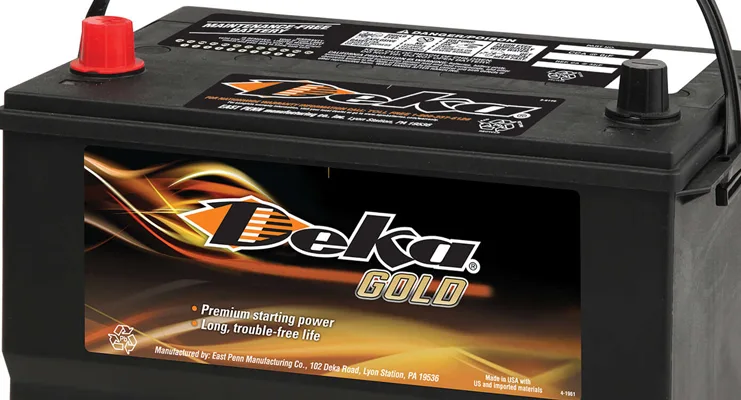 Deka Automotive Battery with Premium Starting Power