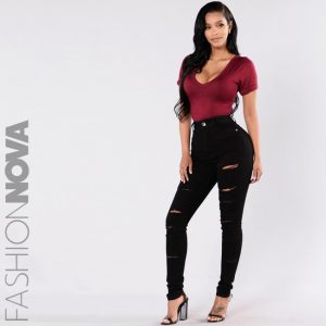 Fashion Nova Distressed Jeans