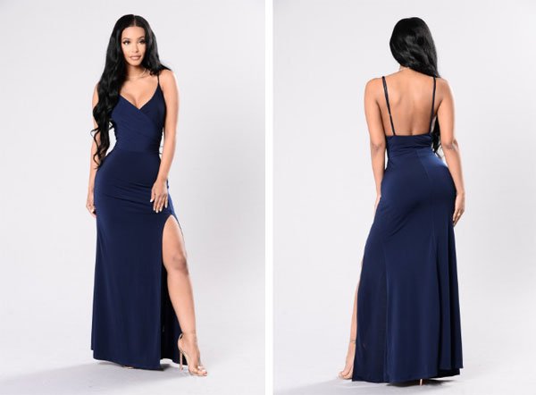 Fashion Nova High Street, Backless Prom Dress