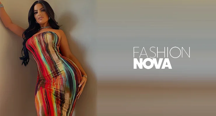 Fashion Nova Women's Work of Art Maxi Dress