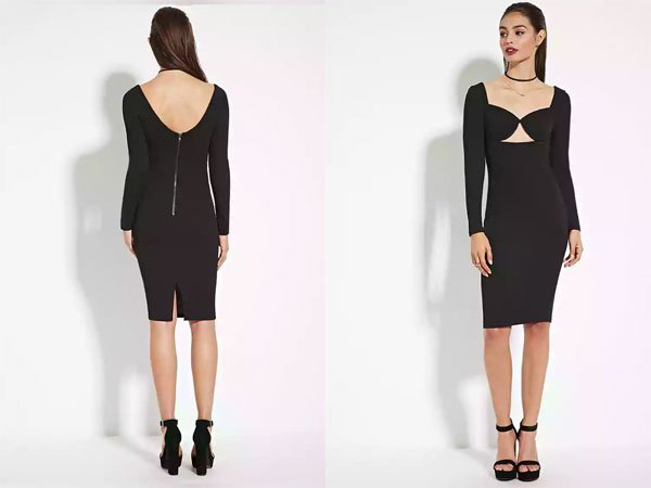 Forever 21 Cutout Bodycon Dress