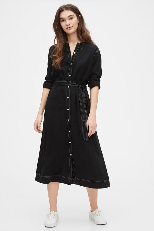 gap midi t shirt dress