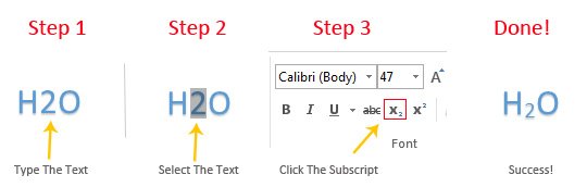 How To Insert Subscript In Microsoft Word
