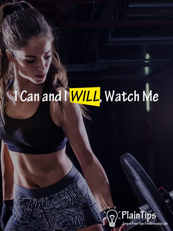 I Can and I WILL, Watch Me