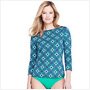 Lands' End Women's Rash Guards and Swim Tee Shirts