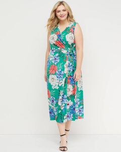 Lane Bryant Plus Size Floral Maxi Dresses