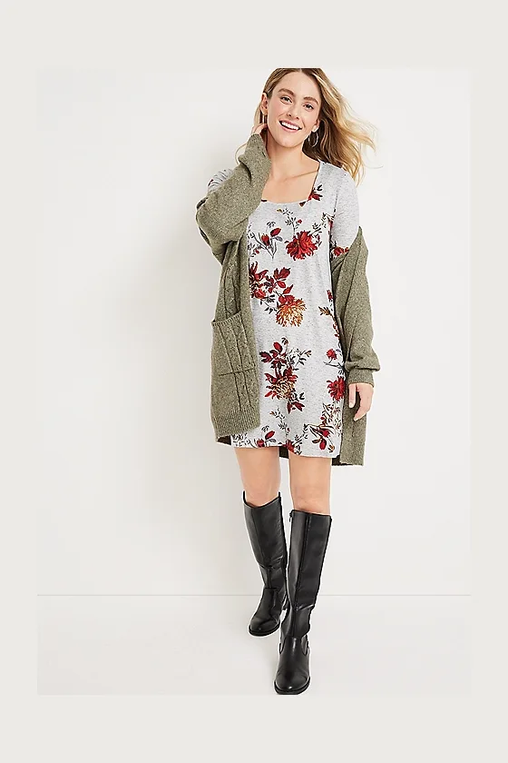 Maurices Floral Swing Dress
