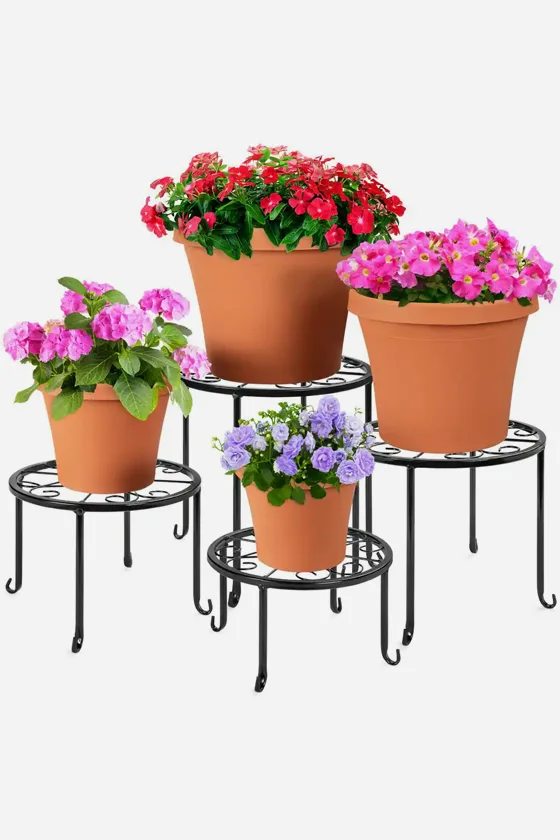 Plant Stands and Flower Tables to be Used Indoors and Outdoors