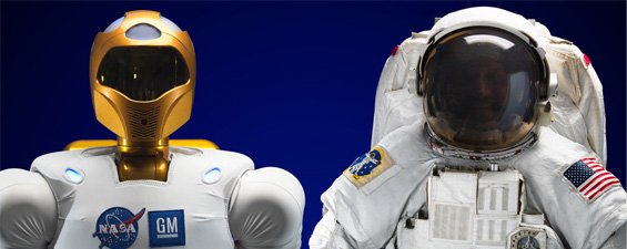 Human Astronaut Vs Robot Astronauts