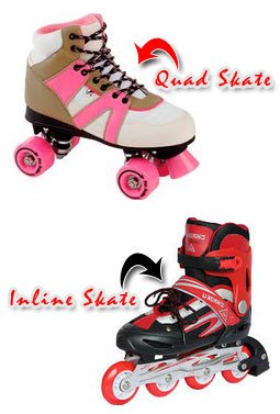 Roller Skates versus Inline Skates