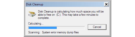 Scanning for System Error Memory Dump Files