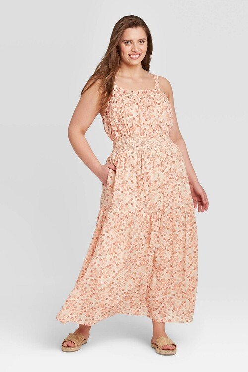 Target Latest in Fashion Smocked Maxi Dress