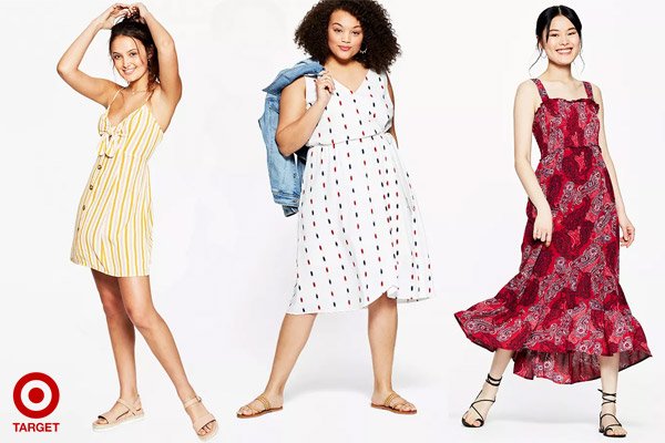 Target Women's Summer Dresses in Regular and Plus Size