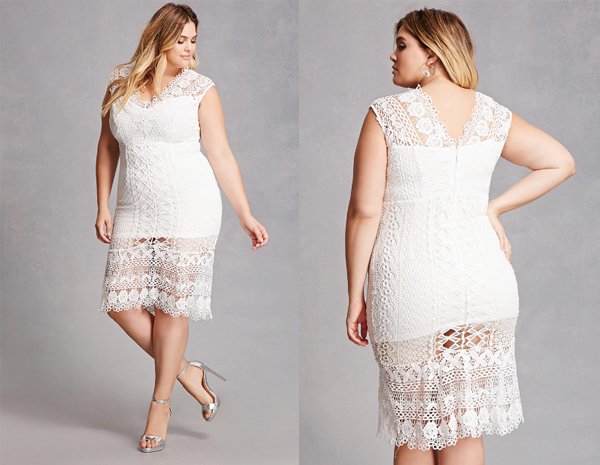 White Lace, Plus Size Dresses At Forever 21